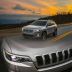 Chrome Mesh Honeycomb Front Grille Inserts for Jeep Cherokee (2019–2022)