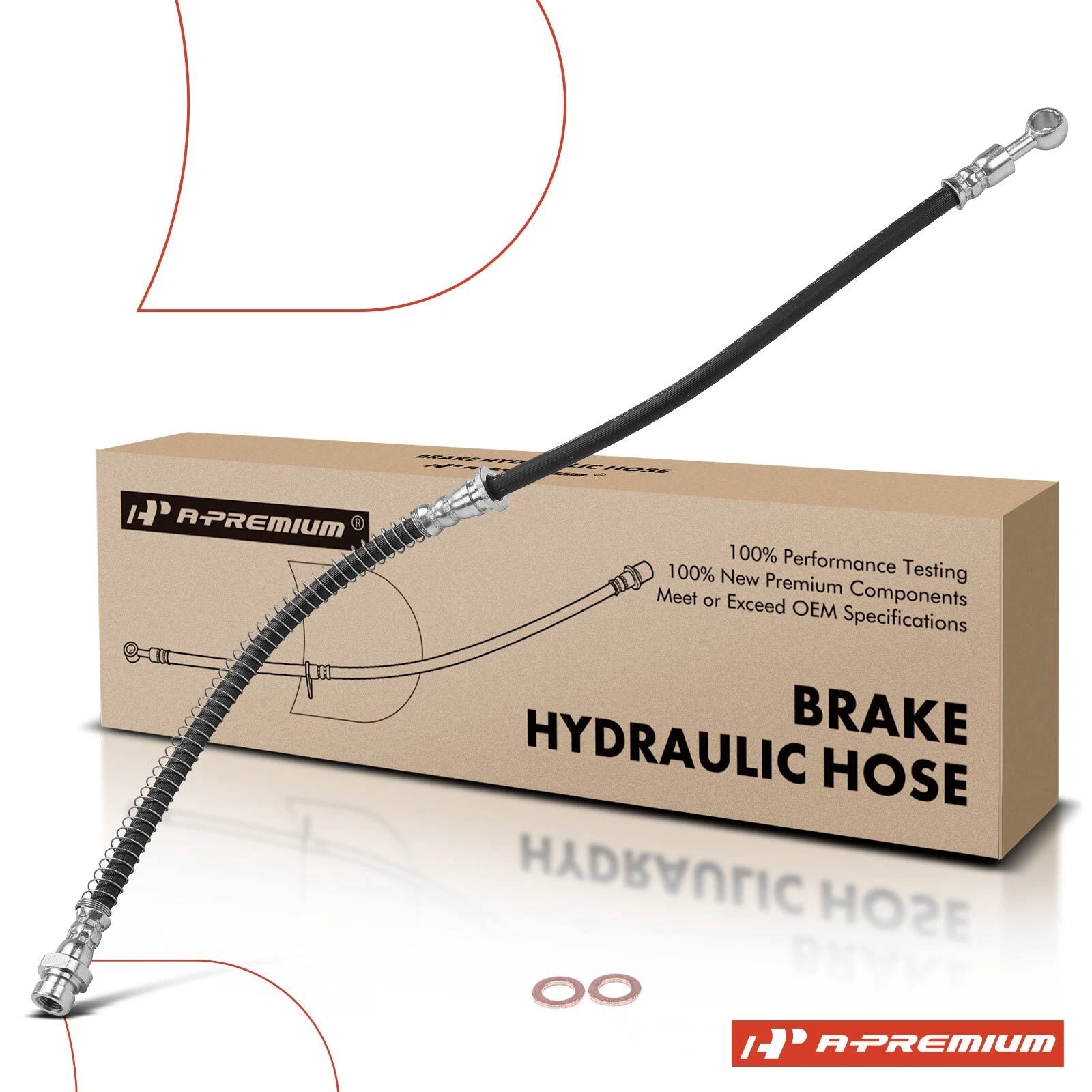 Front Brake Hydraulic Hose for Dodge Avenger Chrysler Sebring (1995–2000)