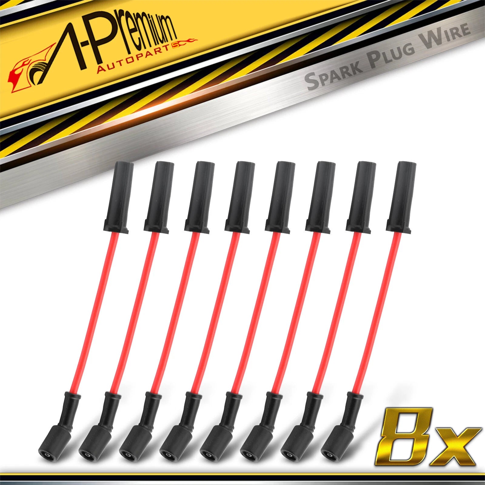 Spark Plug Wire Set for Chevy Silverado 1500 Tahoe GMC Savana 2500 (2010–2020)