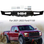 Steel Front Bumper Reinforcement Kit for F-150 (2021–2022) Black