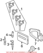 Genuine OEM Mopar Super Plus Spark Plug for Chrysler Dodge Jeep (2011–2023)