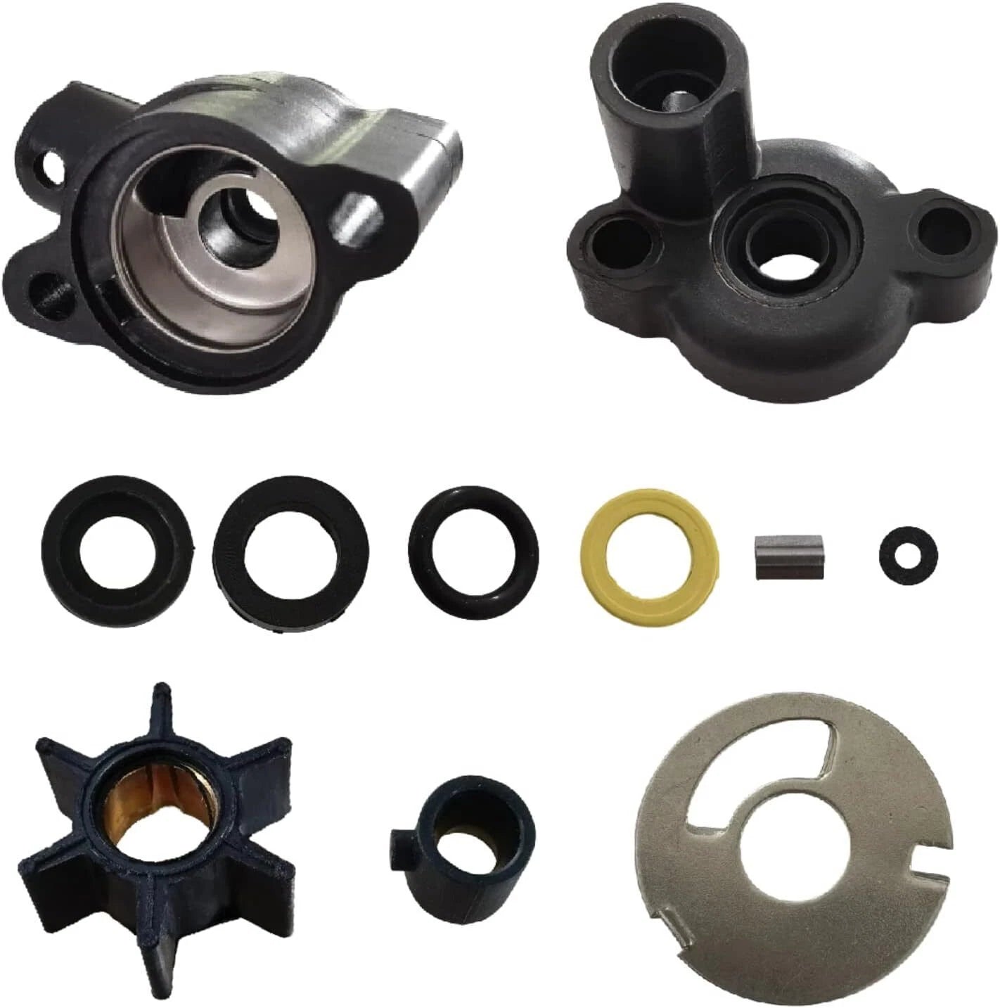 Water Pump Impeller Kit 47-89980T1 92970A5 for Mercury 4-9.8 HP