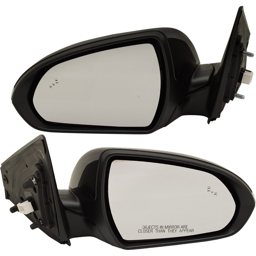 Power Heated Mirrors for Hyundai Elantra (2017–2018) with Turn Signal