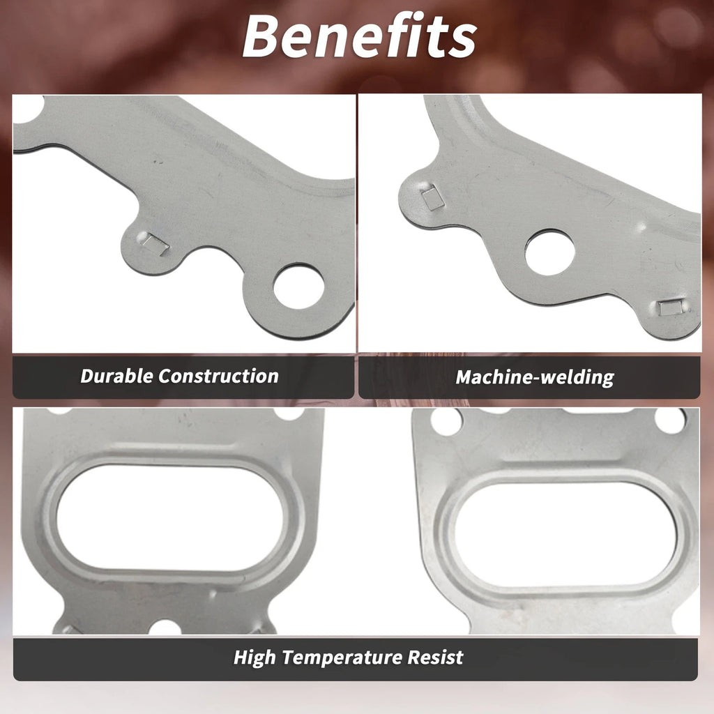 Set of 4 Exhaust Manifold Header Gaskets for Mitsubishi Pajero (1999–2006) No.ME203114