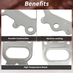 Set of 4 Exhaust Manifold Header Gaskets for Mitsubishi Pajero (1999–2006) No.ME203114