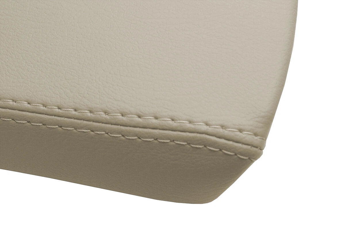 Leather Console Lid Pull Over Cover for Nissan Altima (2007–2012) Beige