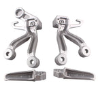 Passenger Rear Footpegs Footrests Brackets for Suzuki GSXR1000 (2003-2004)