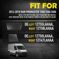 Front Door Molding Trim Set for RAM ProMaster 1500 2500 3500 (2014–2018)