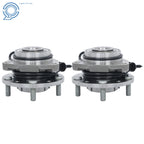 Pair Front Wheel Hub & Bearing for Chevy Blazer S10 GMC Jimmy (1997–2005) 4x4