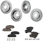 Brake Disc Rotors and Pads Kit for Nissan Armada (2017–2019)