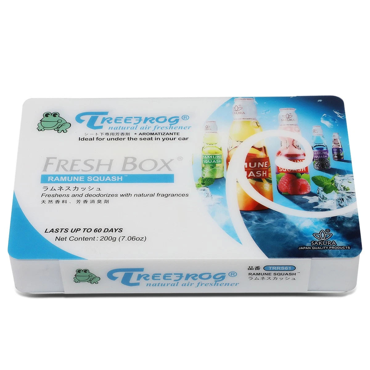 Car Air Freshener Deodorizer for Treefrog 200g Natural Ramune Squash