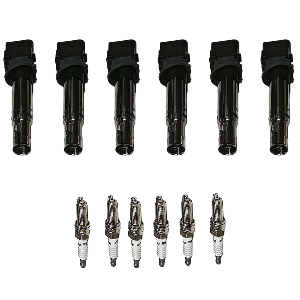 6X Ignition Coil & Iridium Spark Plug for Volkswagen Passat Atlas (2018–2023)