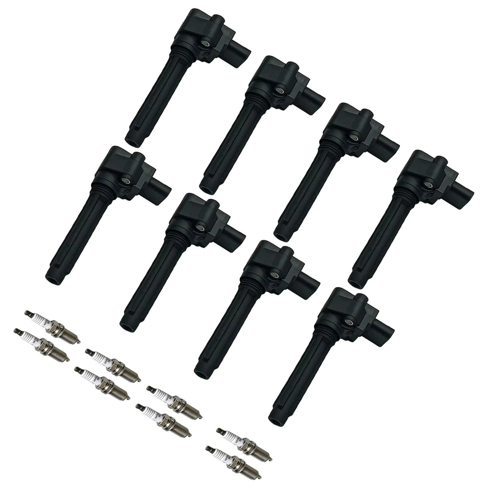 Set of 8 Ignition Coils & Iridium Spark Plugs for Audi A8 Quattro (2010–2017)