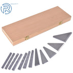 12-Pack Angle Gauge Blocks 1/4 to 30 Degree Precision Steel