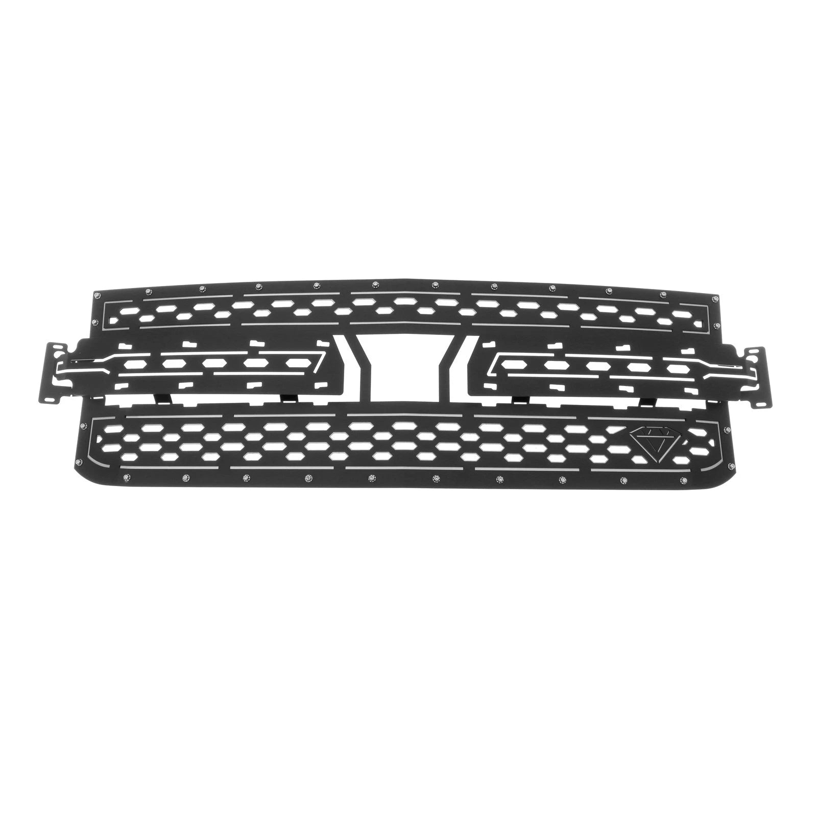 Upper Stainless Black Laser Cut Grille for Chevy Silverado 1500 (2019-2022)