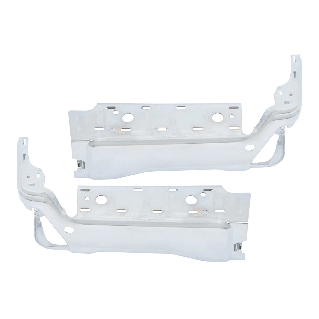 Set of 2 Rear Bumper End Caps for Ford F-250 (2023–2025) Chrome