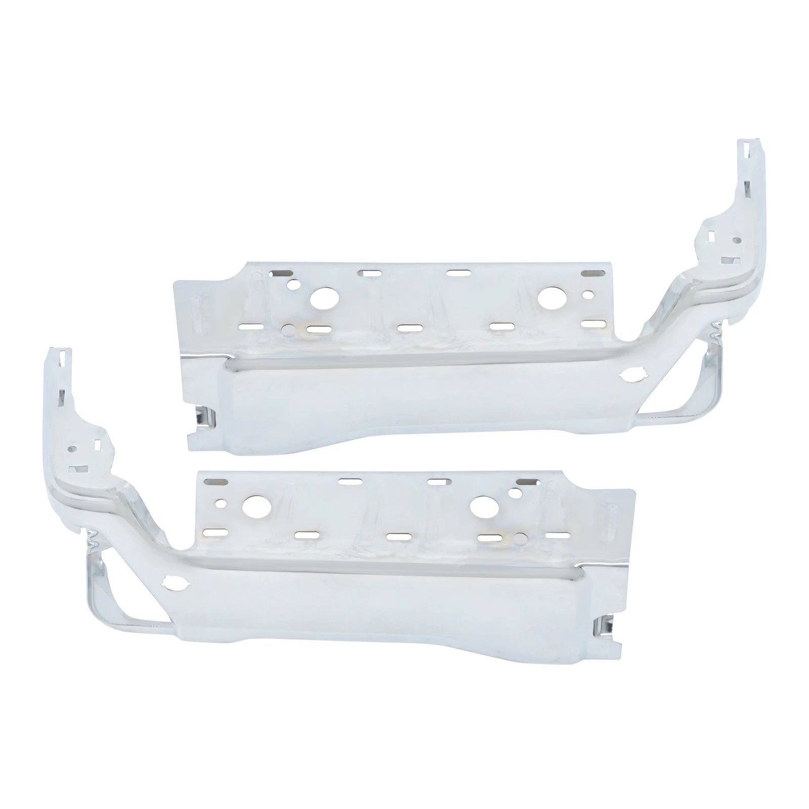 Set of 2 Rear Bumper End Caps for Ford F-250 (2023–2025) Chrome