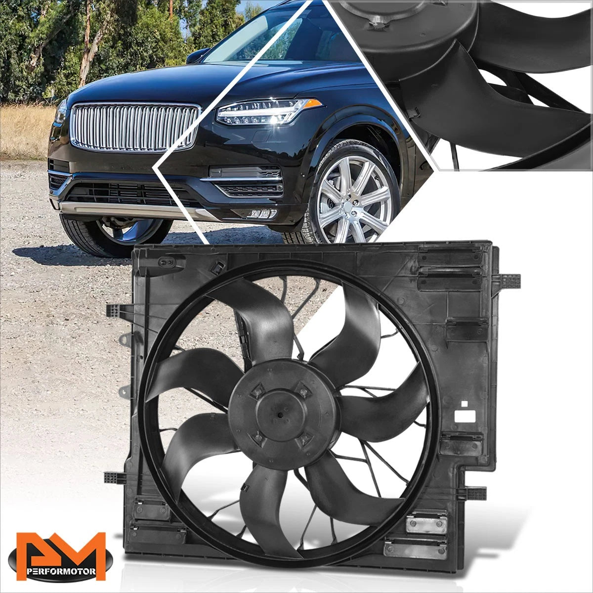 Electric Radiator Cooling Fan Assembly for Volvo XC90/S90 (2017–2021)