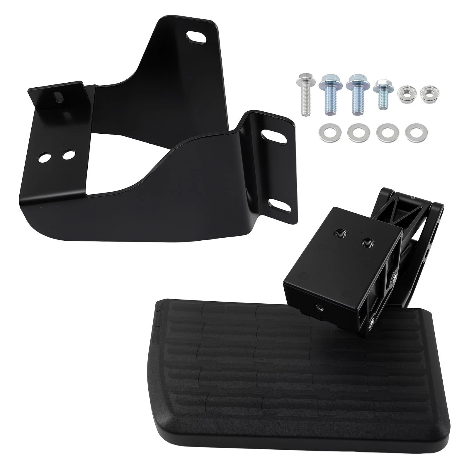 Bed Step Side Mount for Ford F150 (2015–2020) 75312-01A Black Retractable