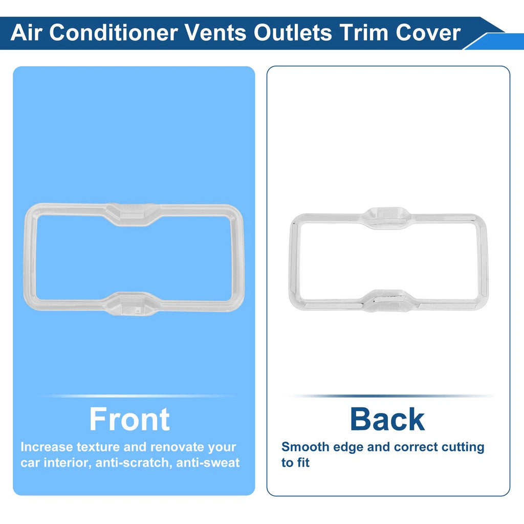 Set of 4 Air Condition Outlet Vent Trim Cover Frame for Ford Bronco (2021–2024)