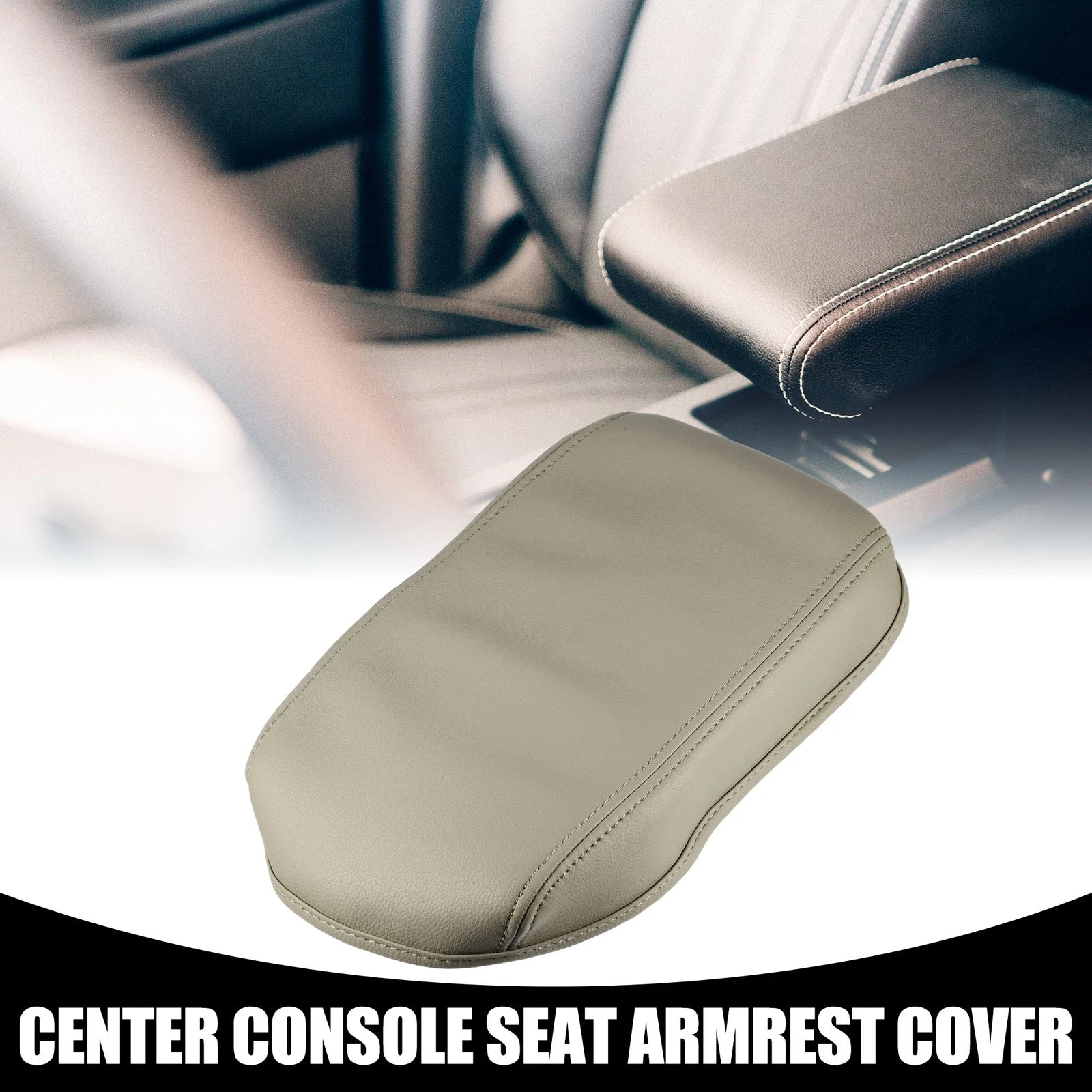 Center Console Armrest Cover for Toyota RAV4 (2014–2018) Beige 767153554582