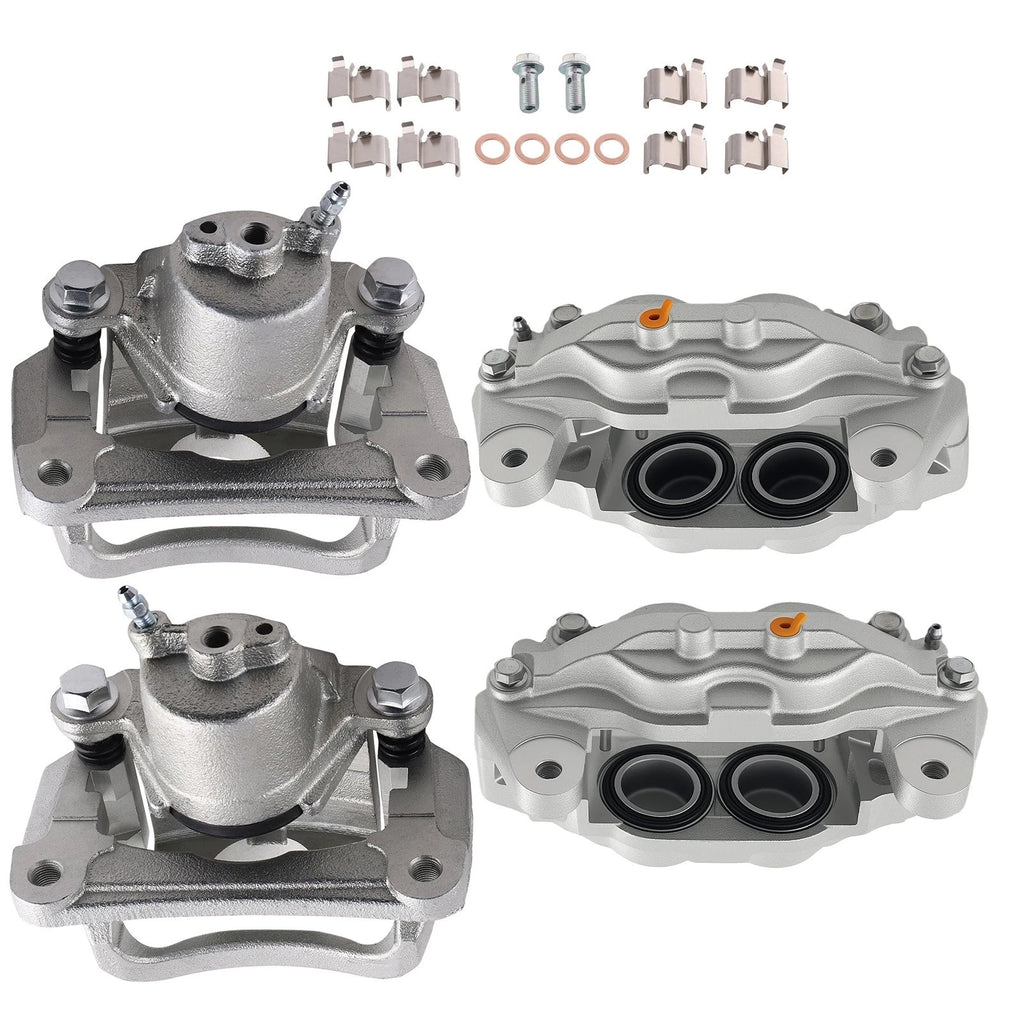 Set of 4 Brake Calipers for Toyota Sequoia Tundra (2007–2016)