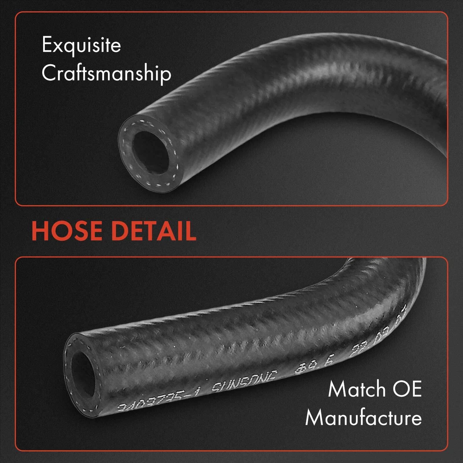 2X Power Steering Return Line Hose Assembly for Subaru Impreza (2005-2007)