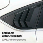 2x Rear Side Window Quarter Louver Cover Trim for Ford Focus ST RS (2012–2018)