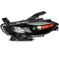 Headlight Assembly for Dodge Dart (2013–2016) Pair Left+Right Black Housing