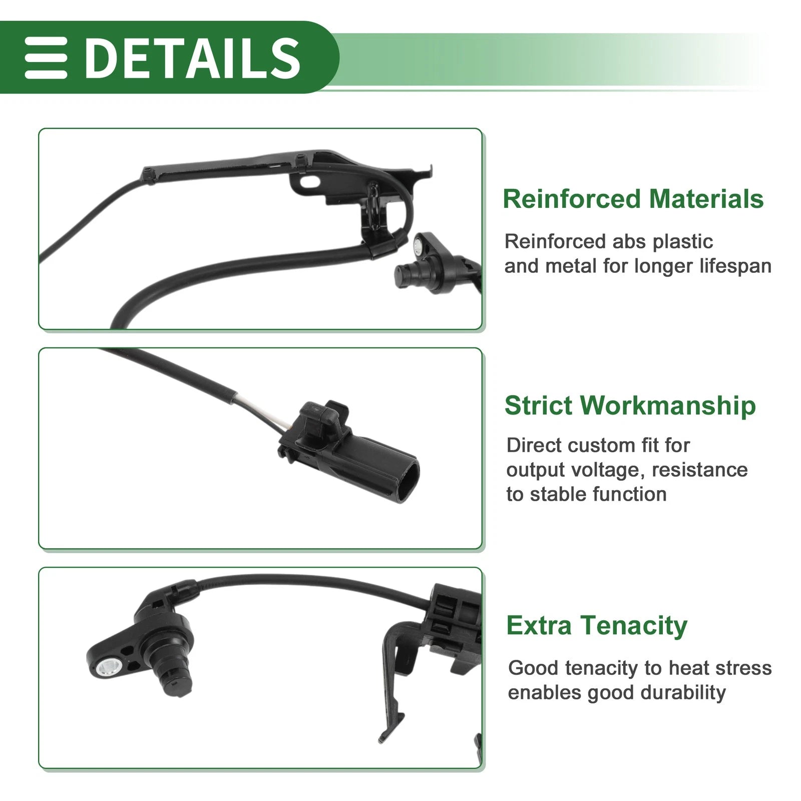 ABS Wheel Speed Sensor No. 895420E09 for Toyota Highlander (2011–2015)