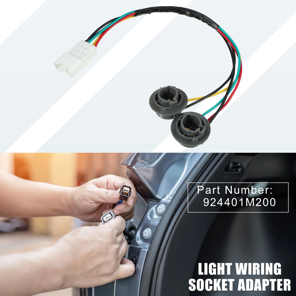 Taillight License Plate Lamp Wiring Socket No. 924401M200 for Kia Forte (2010–2013)