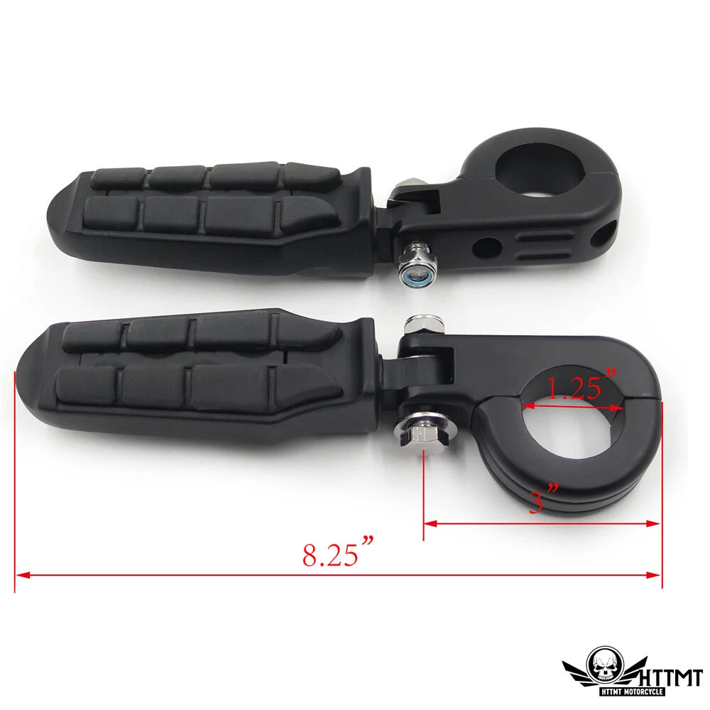 1 1/4" Front Saddle Offset Mount P Clamp Foot Peg for Triumph Rocket 3 (2004–2023)