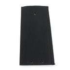 Black Leather Gas Tank Panel Bib for Harley (No Design, Smooth)