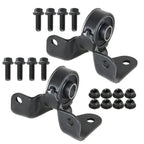 Set of 2 Front Steel Torsion Bar Crossmember Mounts for Chevy Silverado GMC (1999–2007)