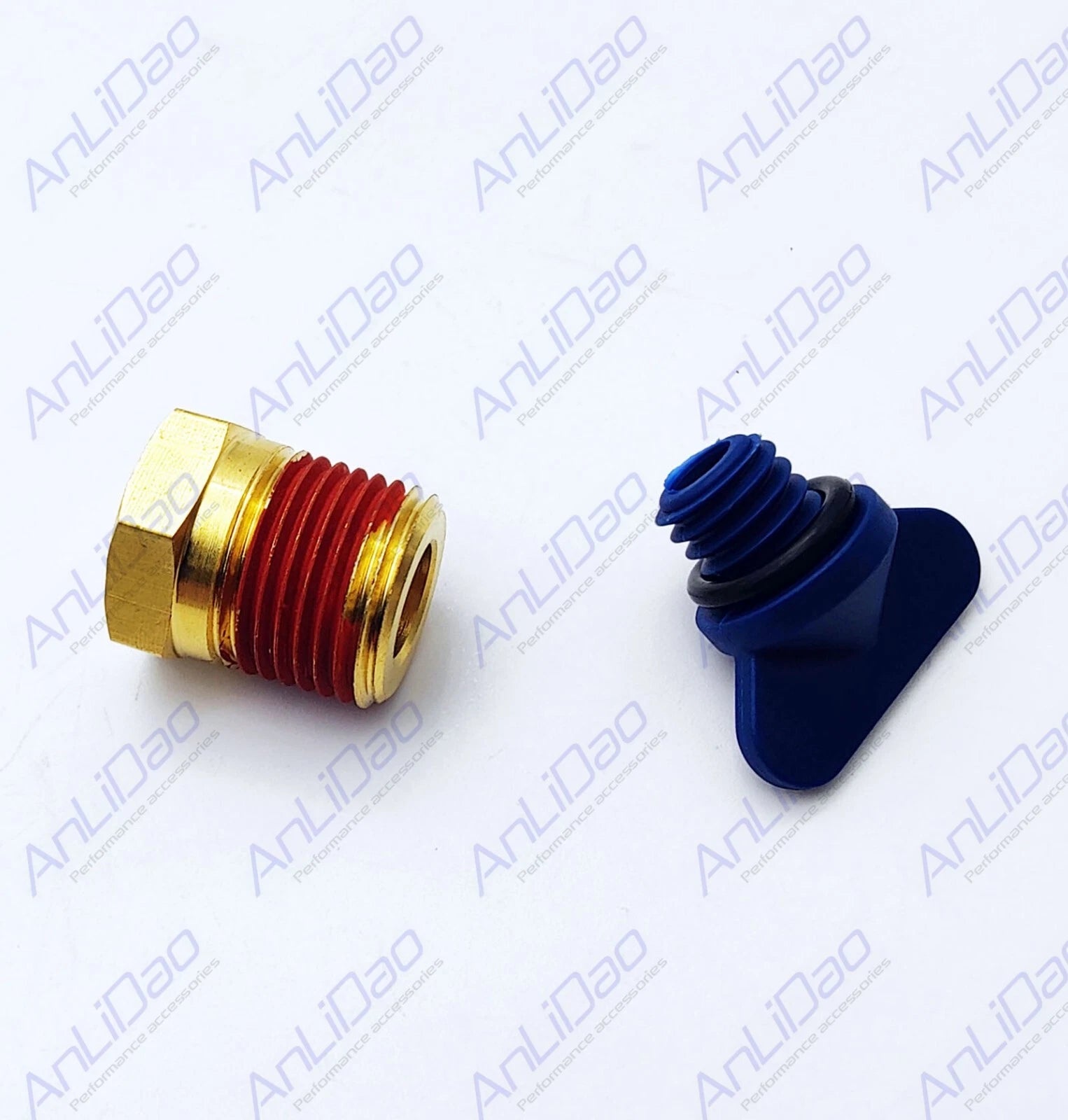 Exhaust Manifold Drain Plug Kit for Volvo Penta 4.3 5.0 5.7 7.4 8.2L (N/A)