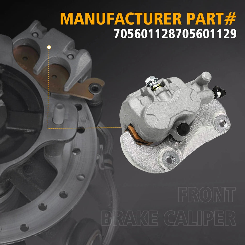 Front Brake Caliper with Pads for Can-Am Maverick 1000R (2014–2018)