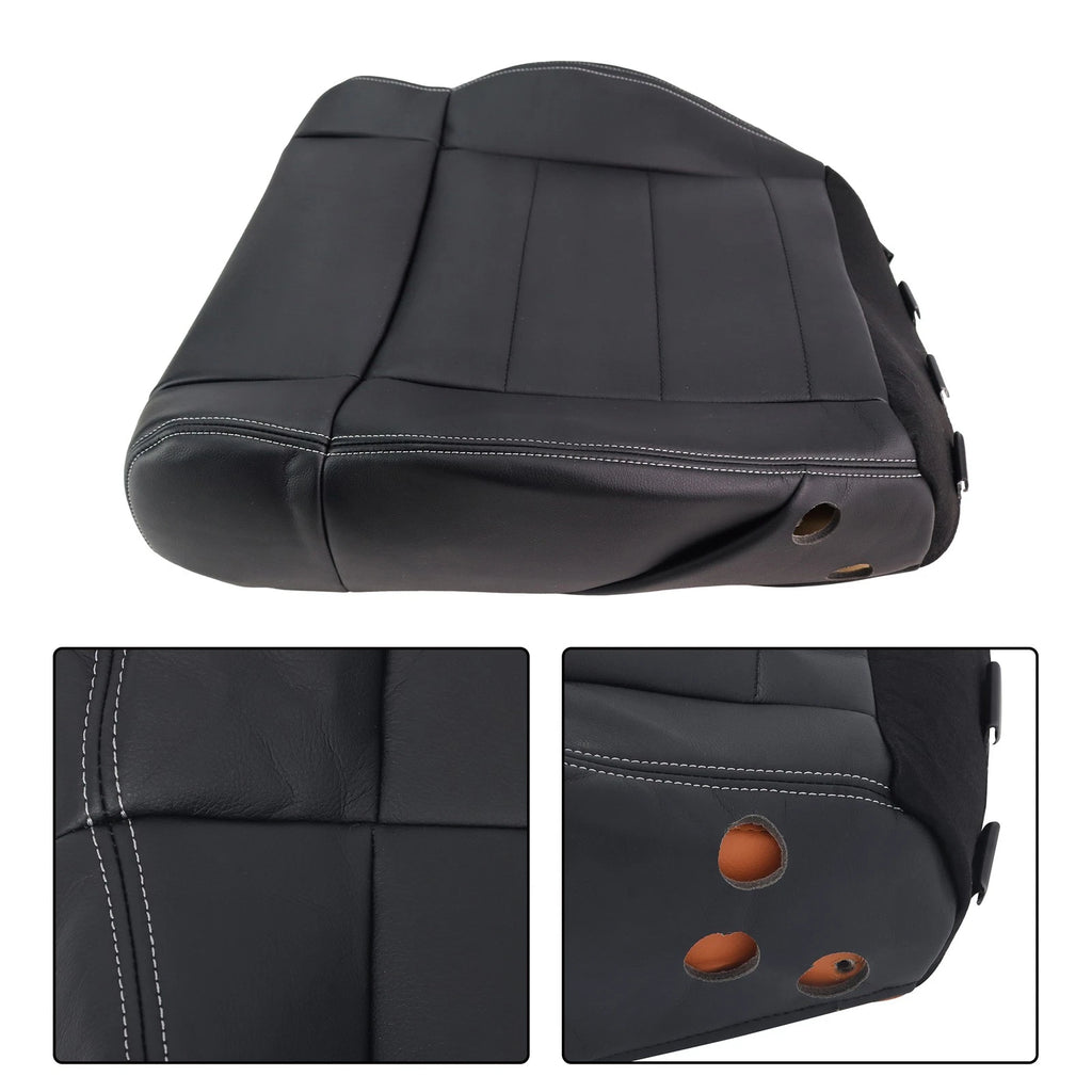 Microfiber Leather Seat Cover for Jeep Wrangler (2007-2012) Black