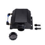 Aluminum Coolant Overflow Bottle for - Black