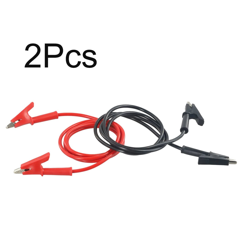 2X 14AWG Test Leads Clips for Electrical Testing