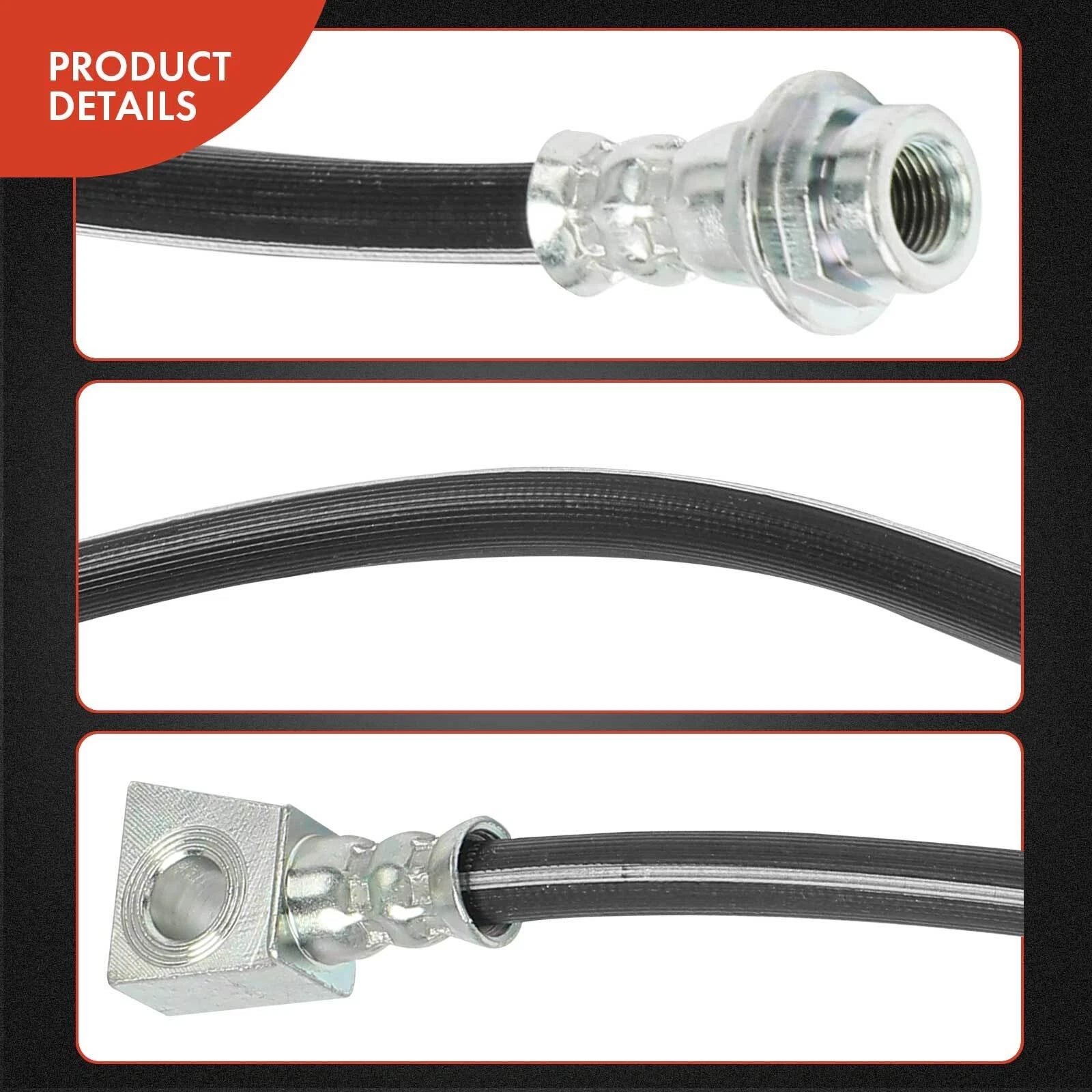 Rear Passenger Brake Hydraulic Hose for Jeep Wrangler TJ (2003–2006)