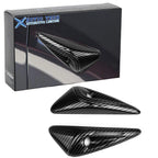 Carbon Style Side Camera Trim Cover for Tesla Model Y (2024–2025)