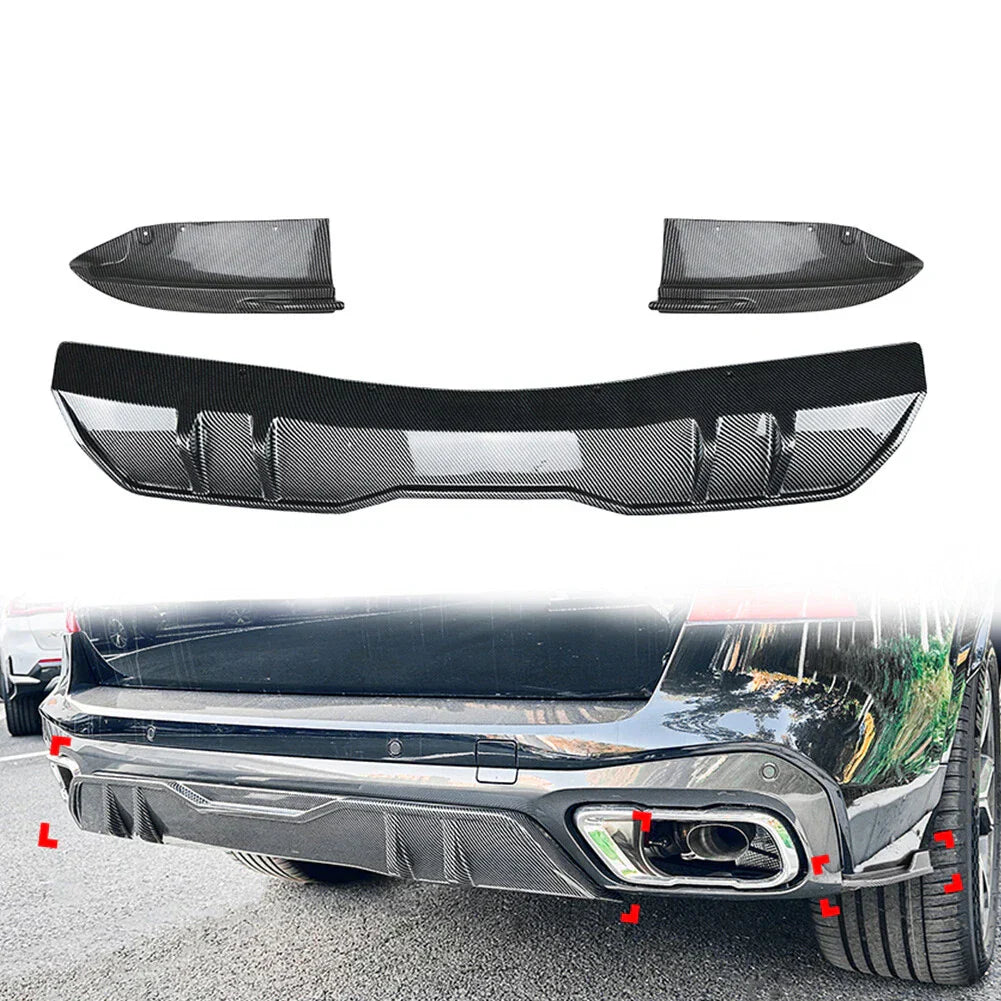Rear Bumper Splitter Lip Spoiler for BMW X5 G05 M Sport (2019-2024)