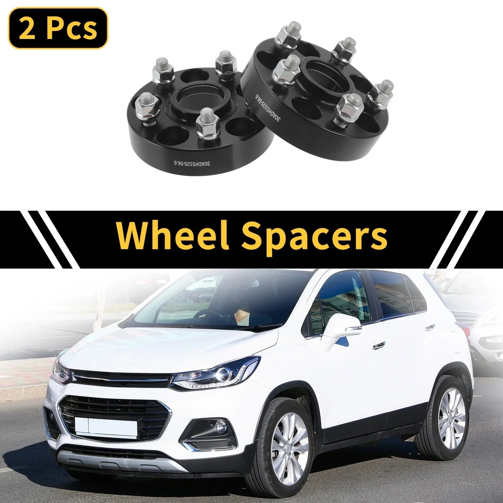 2 x 5x105mm Wheel Spacers 56.6mm for Chevrolet Trax (2013-2020)