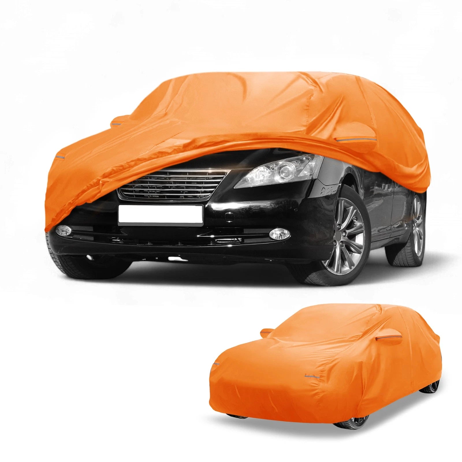 Waterproof Car Cover for Lexus ES (210D-PU, All Weather, Orange)