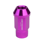 Set of 4 Open End M12x1.25 44mm Tall Purple Aluminum Lug Nuts for JDM Rims