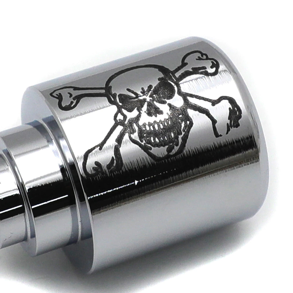 Skull Chrome Bar End for Honda CBR 600RR 1000RR VFR800 RC51 CBR900RR (2000–2023)