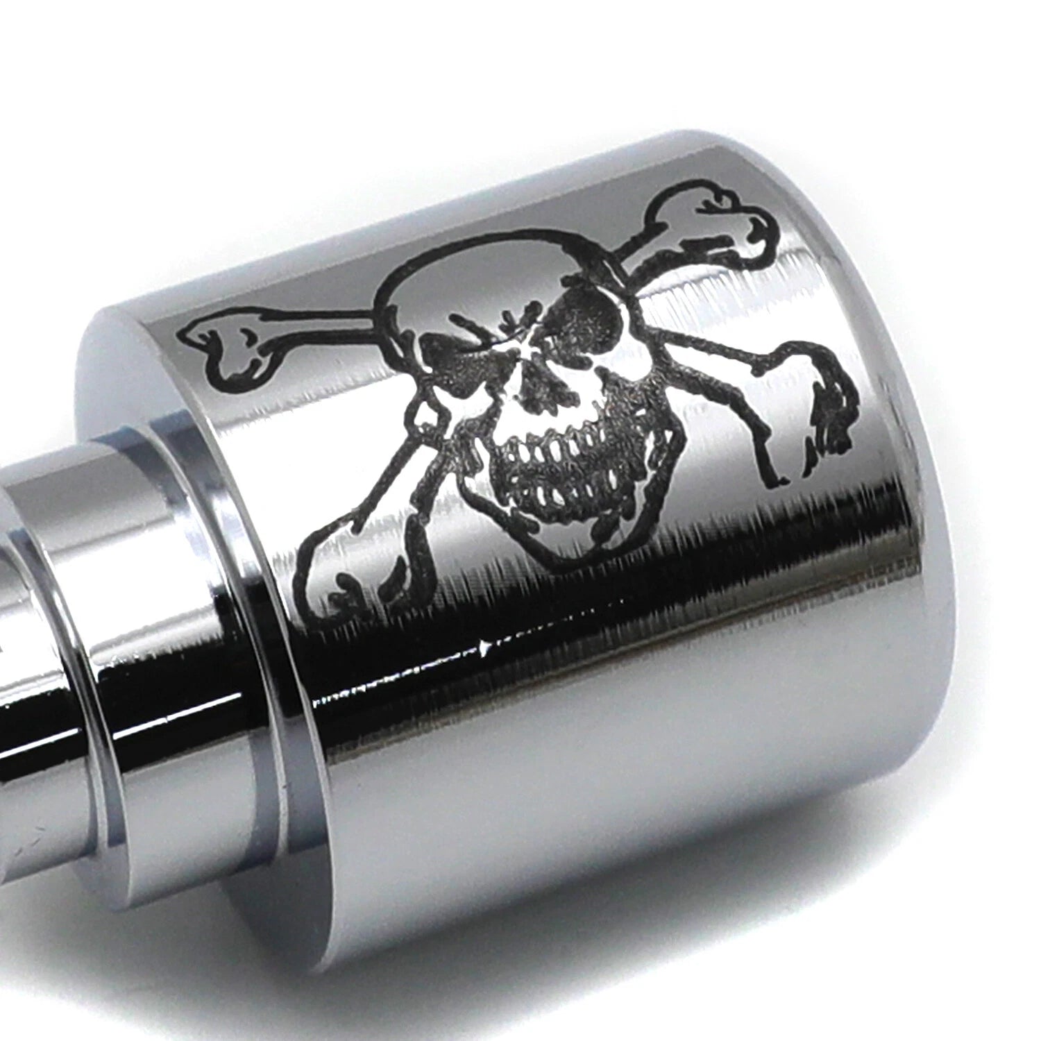 Skull Chrome Bar End for Honda CBR 600RR 1000RR VFR800 RC51 CBR900RR (2000–2023)