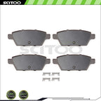 4X Ceramic Brake Pads Rear for Mazda 6, Fusion, Lincoln MKZ/Zephyr (2003–2021)