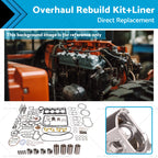 Overhaul Rebuild Kit for Kubota L4200 V2203 Bobcat 753 (A0216 A0281)