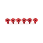 6X CNC Front Fork Guard Bolts for Honda CR125 CR250 CRF250R CRF250X CRF450R Red